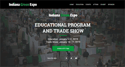 Desktop Screenshot of indianagreenexpo.com